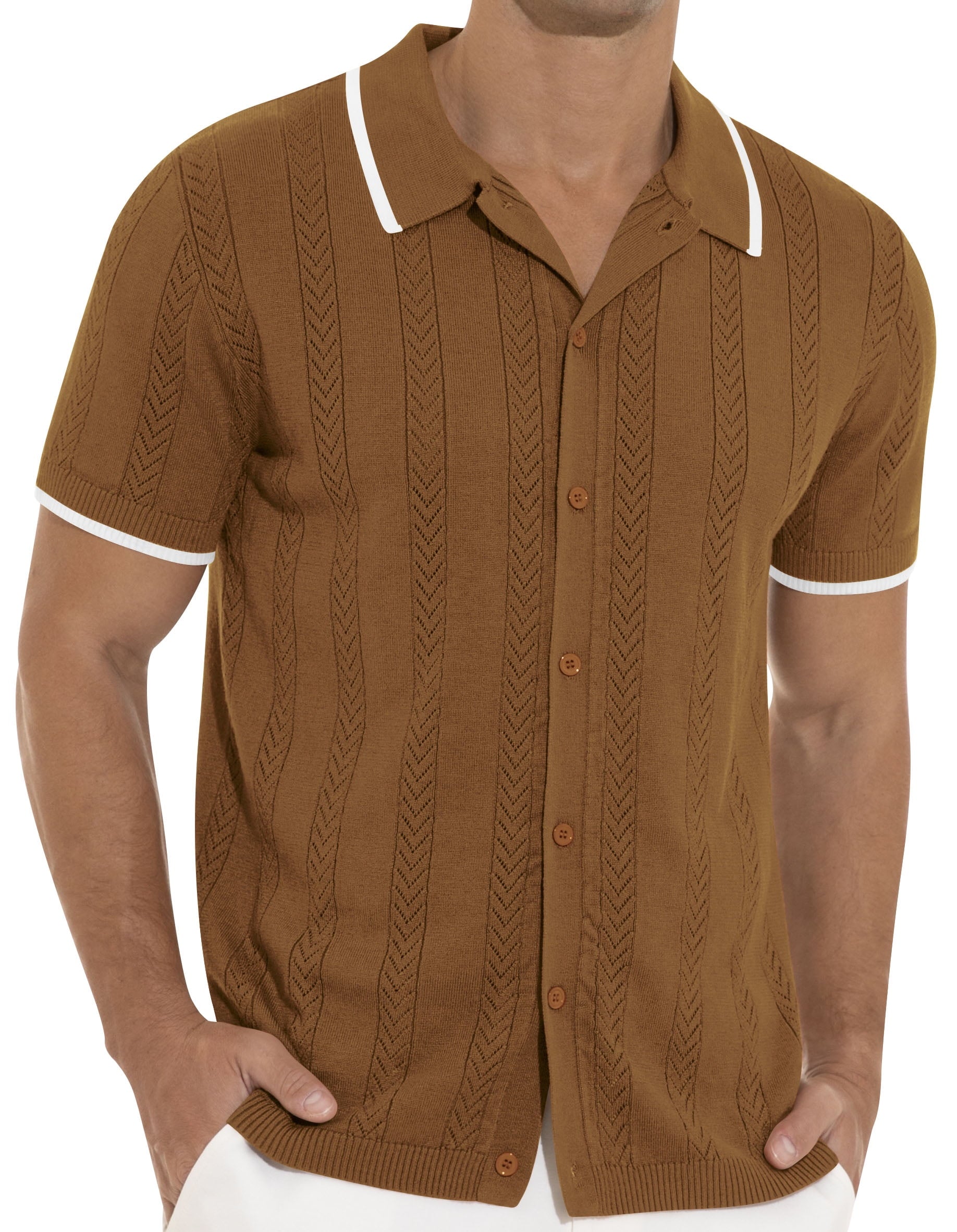 Men's Casual Button Down Shirt 