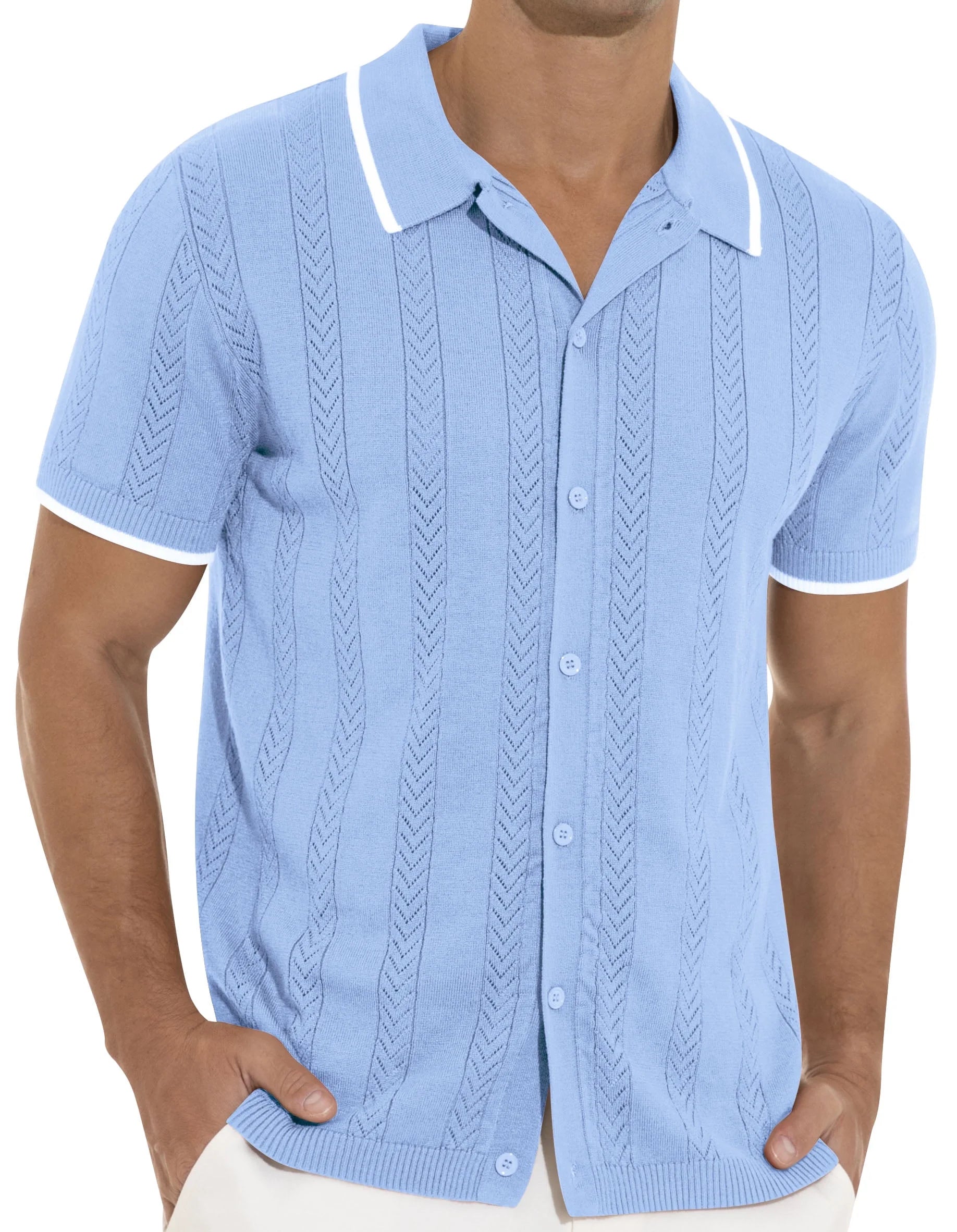 Men's Casual Button Down Shirt 